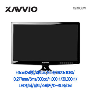 [엑사비오] 자비오씨엔씨 24인치 LED 모니터 X2400EW
