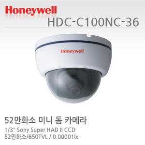 [판매중지] [하니웰] 52만화소 미니돔카메라 HDC-C100NC-36 [단종]